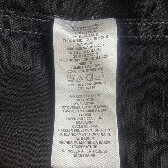 Current Elliott Denim Women Shortall Romper Size M (CE1) Black Cotton Button Fly - Picture 7 of 10